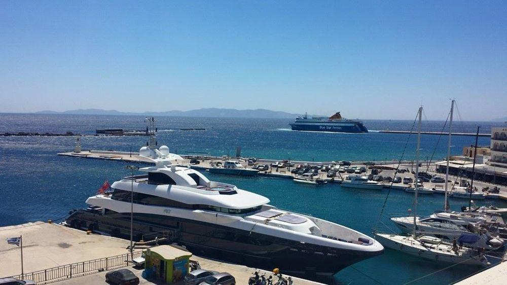 Poseidonio Hotel Тинос Экстерьер фото